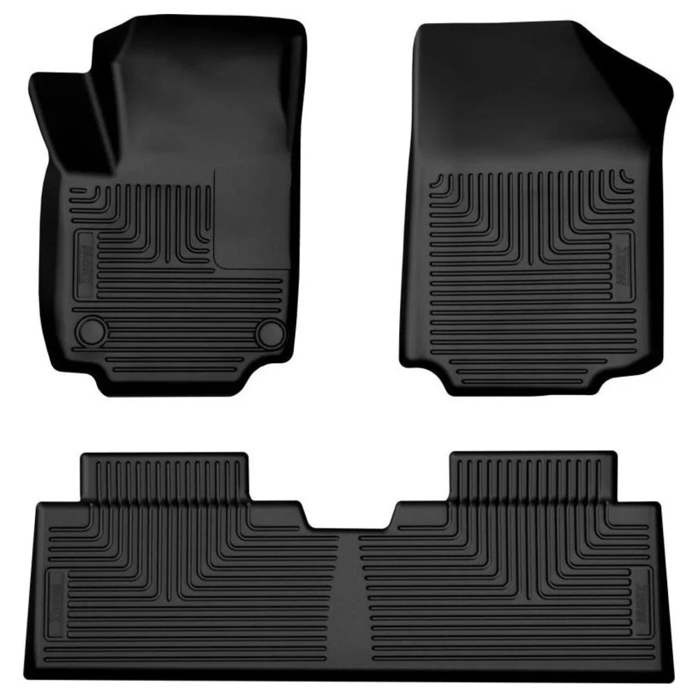 Husky Liners 2025 GMC Terrain/Chevrolet Equinox Weatherbeater Front & Rear Floor Liners - Black - Husky Liners HSL99291