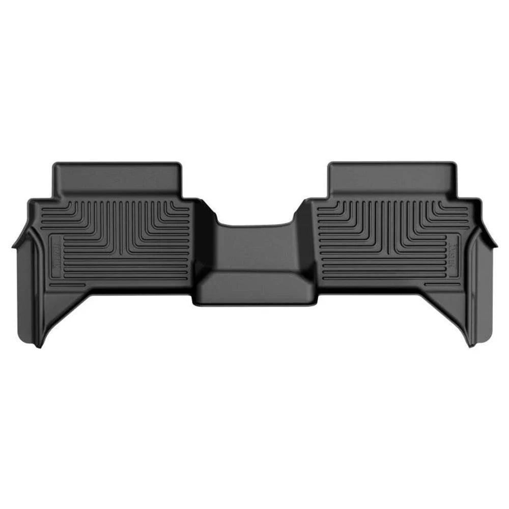 Husky Liners 2024 Toyota Tacoma Double Cab WeatherBeater 2nd Row Black Floor Liners - Husky Liners HSL14921