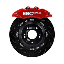 Load image into Gallery viewer, EBCBBK050RED-1-EBC Racing 07-13 BMW M3 (E90/E92/E82) Red Apollo-6 Calipers 380mm Rotors Front Big Brake Kit-Big Brake Kits-EBC