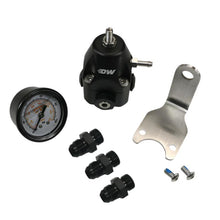Load image into Gallery viewer, DWK6-1002-FRB-66-DeatschWerks DWR1000C AFPR + Pressure Gauge + 6AN Fittings - Anodized Black-Fuel Pressure Regulators-DeatschWerks