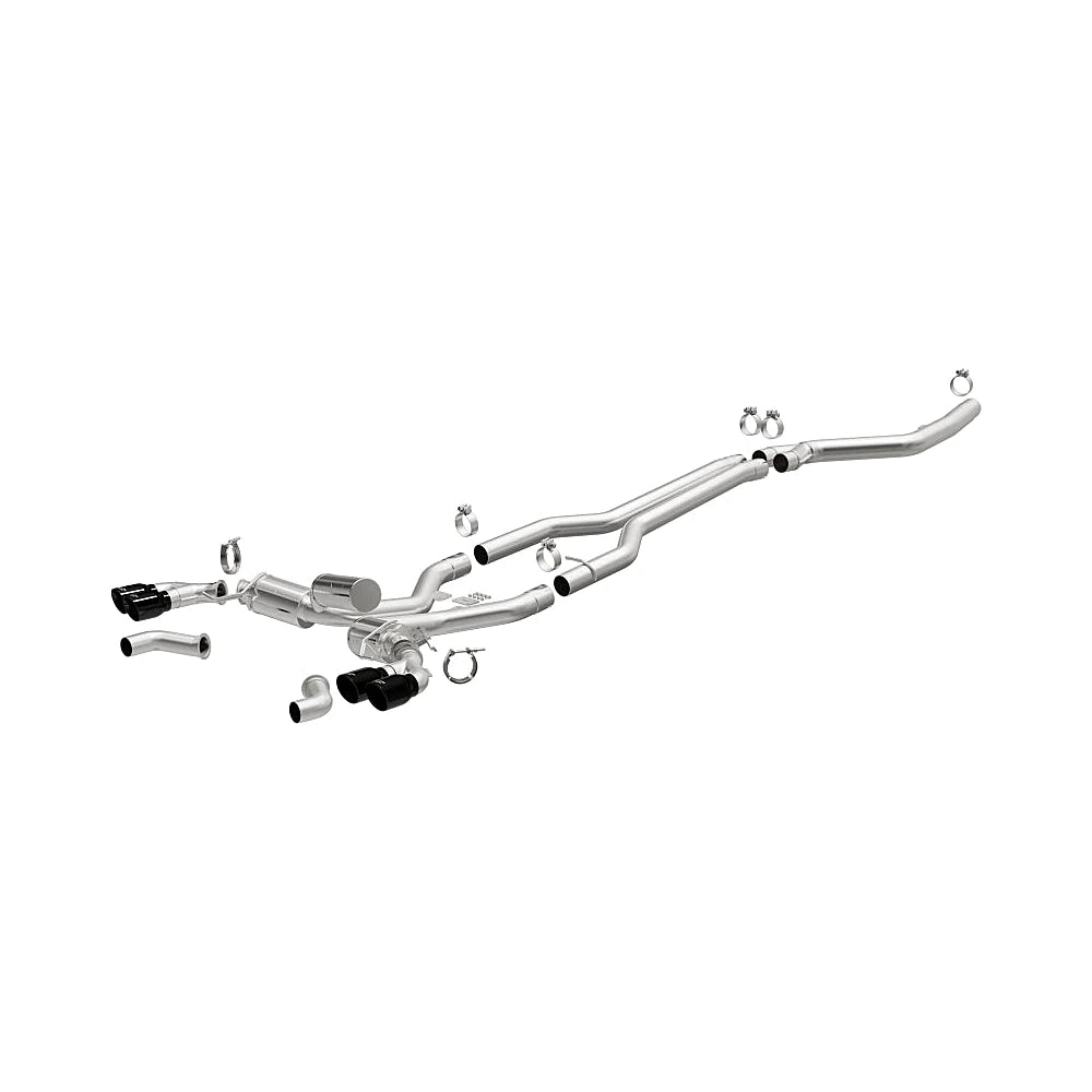 MagnaFlow BMW SPEQ Series Cat-Back Exhaust System Black Chrome
