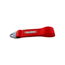Load image into Gallery viewer, RaceQuip Race Car Tow Hook Strap with Soft Eye Loop End / 12000 LB Rating