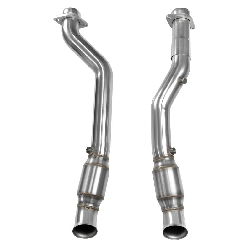 KSH34103201-Kooks 2012-2022 Jeep/Durango, TrackHawk/SRT 6.2,6.4L 3in Inlet x 3in OEM Outlet Catted SS Connection Pipes-Connecting Pipes-Kooks Headers
