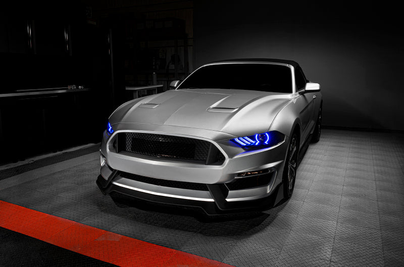 ORL1446-332-Oracle 18-21 Ford Mustang Dynamic DRL w/ Halo Kit & Sequential Turn Signal - ColorSHIFT SEE WARRANTY-Headlights-ORACLE Lighting