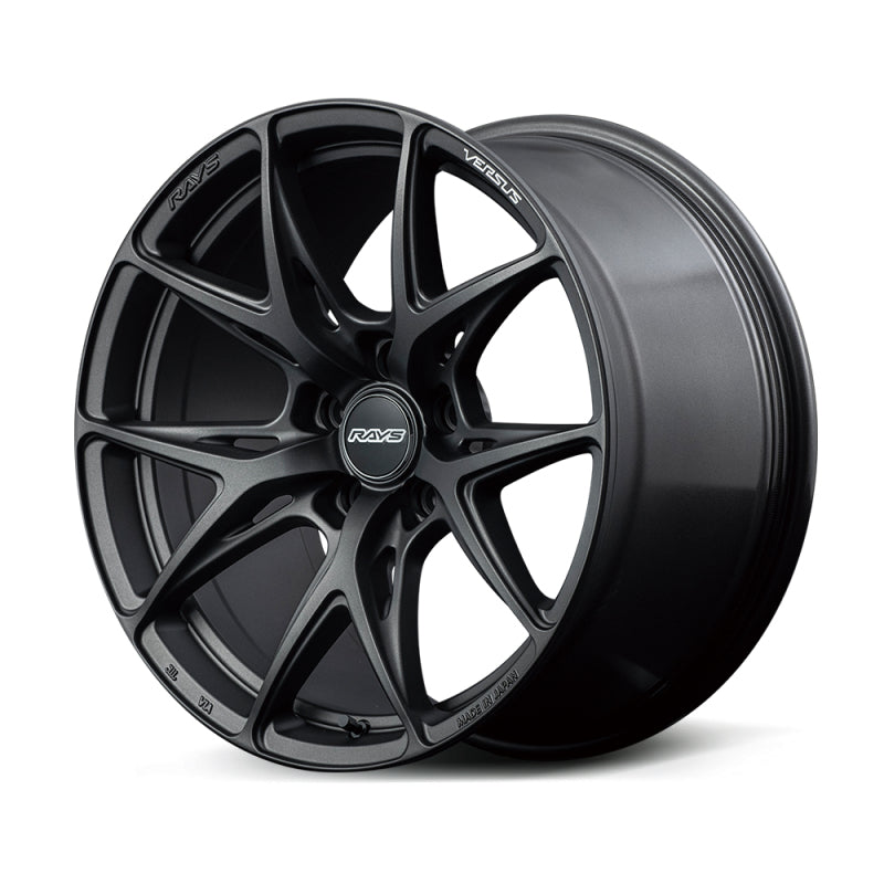 VSSWT2X22EAPJ-Versus VV21S 18X9.5 +22 5-114.3 Matte Super Dark Gunmetal-Wheels - Cast-Versus