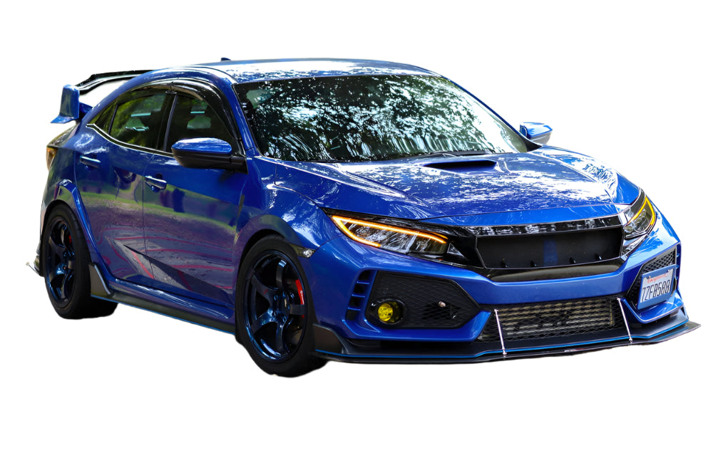 16-21 Honda Civic NOVA-Series LED Projector Headlights Black
