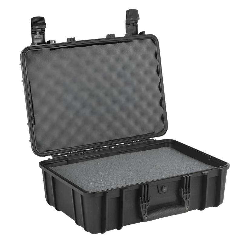 GORXG181407F-Go Rhino XVenture Gear Hard Case w/Foam - Medium 18in. / Lockable / IP67 - Tex. Black-Cargo Boxes & Bags-Go Rhino