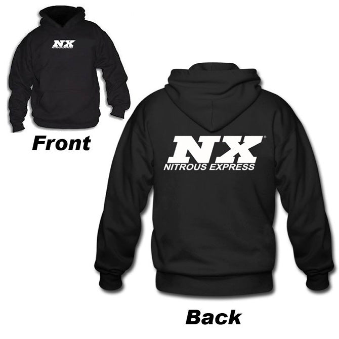 -Nitrous Express Hoodie 2XL - Black-Sweatshirts-Nitrous Express