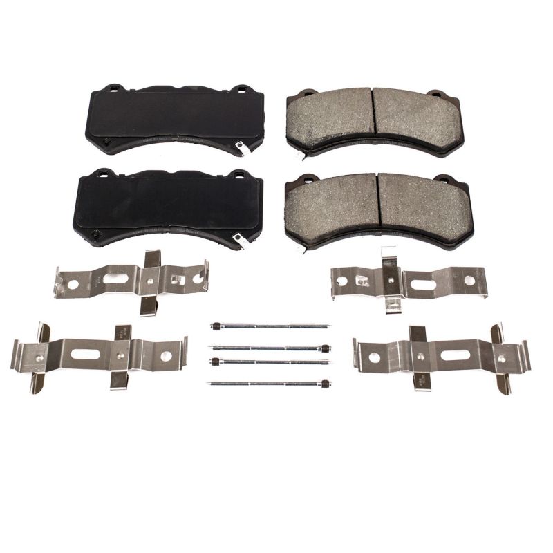 PSB17-1405-Power Stop 16-19 Cadillac ATS Front Z17 Evolution Ceramic Brake Pads w/Hardware-Brake Pads - OE-PowerStop