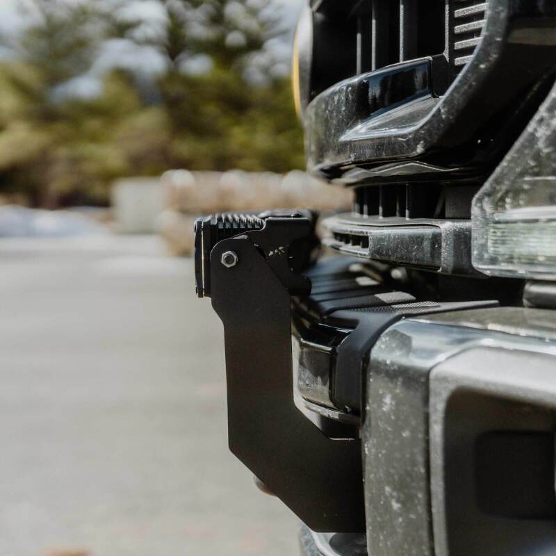 KCL7354-KC HiLiTES 2017+ Ford Super Duty Front Bumper Light Bar Mount For 40in Flex Era LED Light Bar-Light Mounts-KC HiLiTES