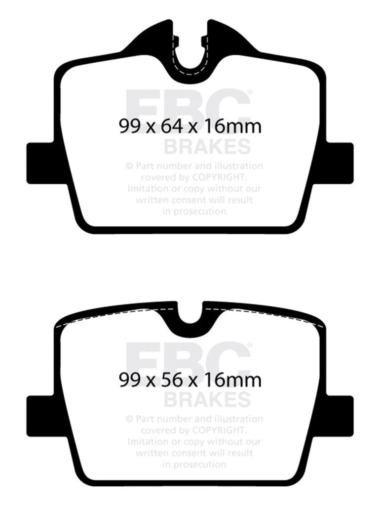 EBCDP52405NDX-EBC 2019+ BMW Z4 G29 2.0T Bluestuff Rear Brake Pads-Brake Pads - Racing-EBC