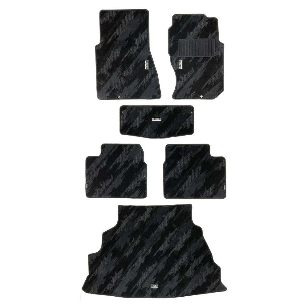 HKS FLOOR MATS BNR32 FULL SET OCT RHD - HKS 53001-AN036