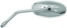 Load image into Gallery viewer, BKM600804-BikeMaster Adjustable Oval Mirror 10mm - Each -Chrome-Side Mirrors-Bike Master
