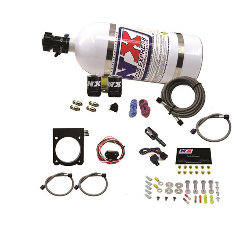 NEX20971-10-Nitrous Express Dodge 3.6L V6 Nitrous Plate Kit (50-200HP) w/10lb Bottle-Nitrous Systems-Nitrous Express