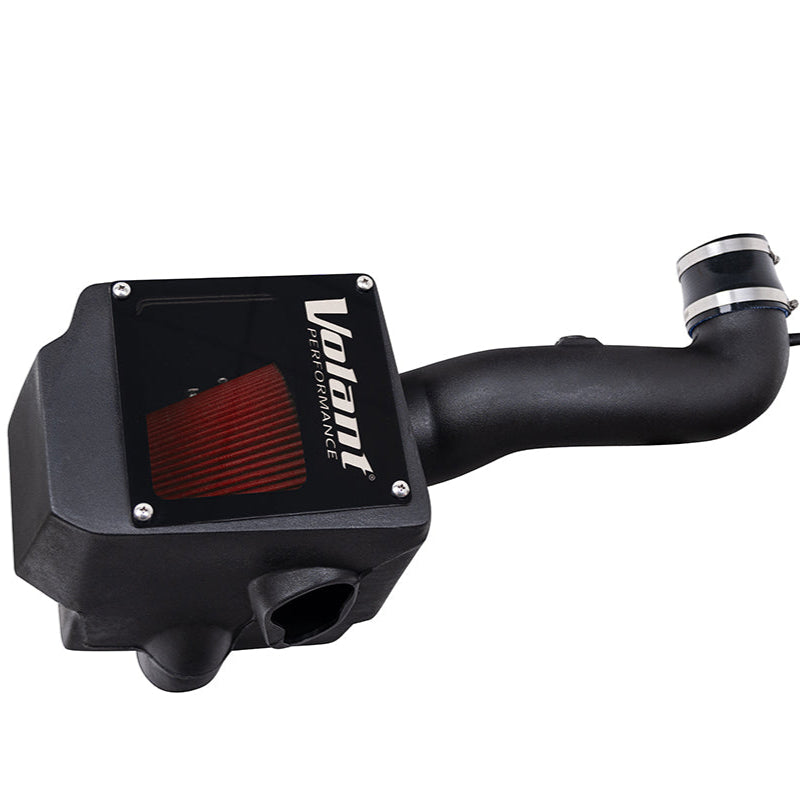 Close up Volant sealed polyethylene airbox and dry PowerCore filter