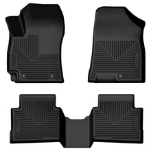 Load image into Gallery viewer, Husky Liners 24-25 Hyundai Kona Weatherbeater Front &amp; 2nd Seat Floorliner (3pc Set) - Blk - Husky Liners HSL95951