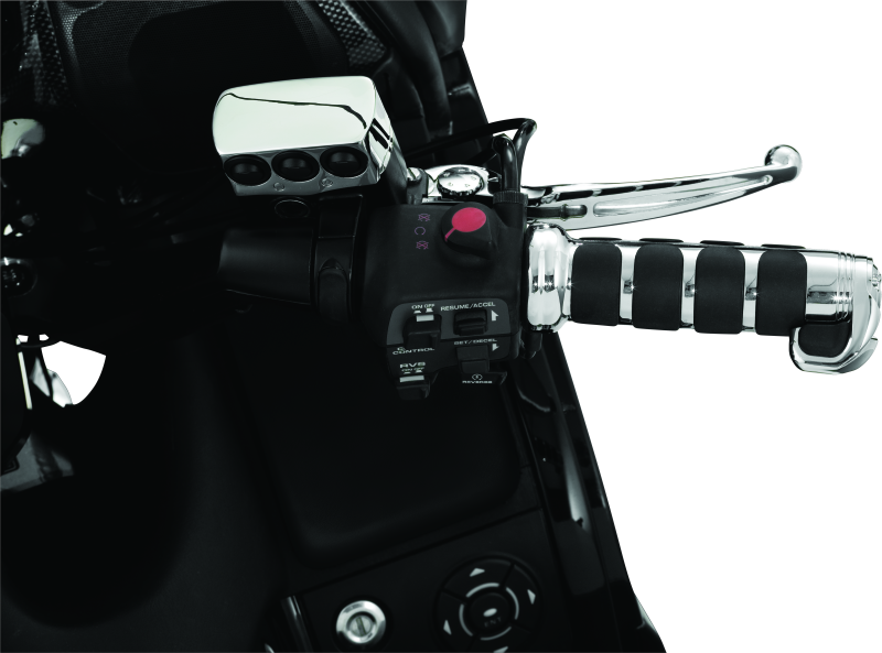 KUR6242-Kuryakyn Extended ISO Throttle Boss For GL1800 Chrome-Throttle Controllers-Kuryakyn
