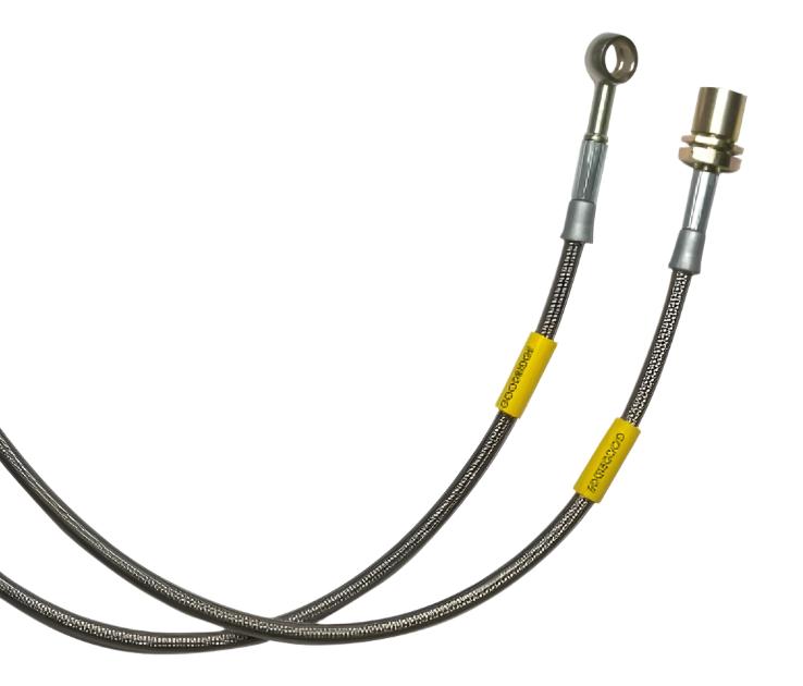 GRI12333R-Goodridge 14-19 Ford Fiesta ST Stainless Steel Rear Brake Lines-Brake Line Kits-Goodridge