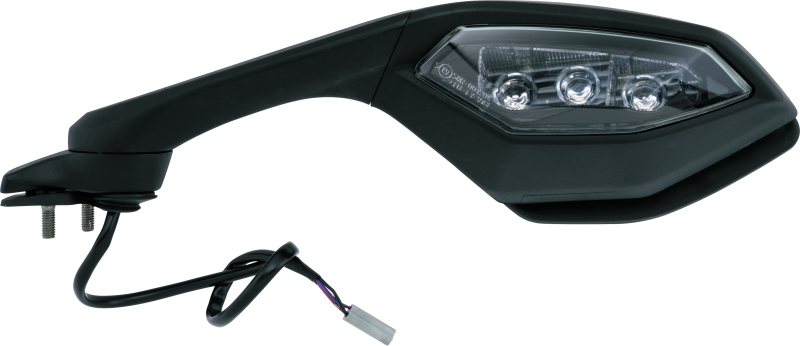 BKM600555-BikeMaster 15-19 Yamaha YZF-R1 15-19 Mirror Left - Black-Side Mirrors-Bike Master