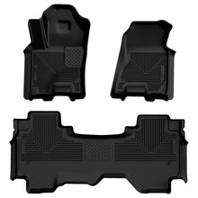 Load image into Gallery viewer, Husky Liners 2025 RAM 1500 Quad Cab Weatherbeater Front &amp; 2nd Seat Floorliner (3pc Set) - Blk - Husky Liners HSL94571