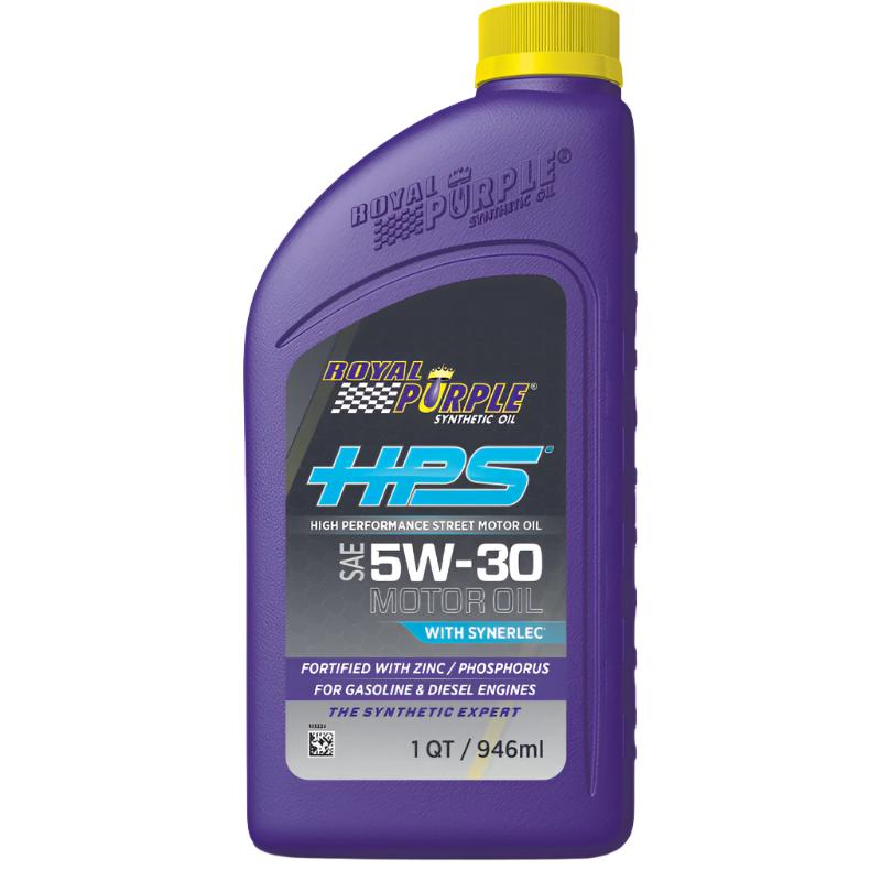 RLP36530-Royal Purple HPS Synthetic High Performance Street 5W-30 Motor Oil - 1 Quart-Motor Oils-Royal Purple
