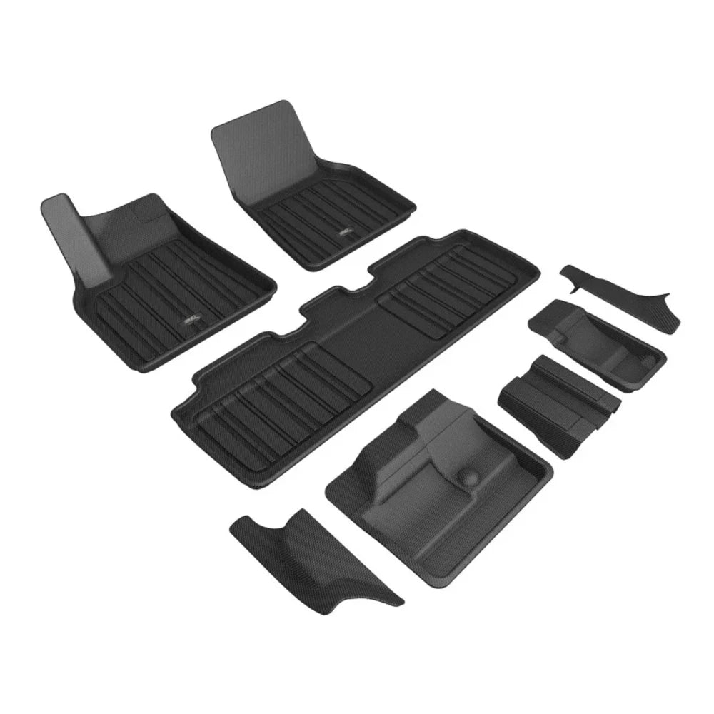 3D Maxpider 21-22 Tesla Model Y 7-Seat Elitect Black R1 R2 R3 - 3D MAXpider ACEE1TL03601809