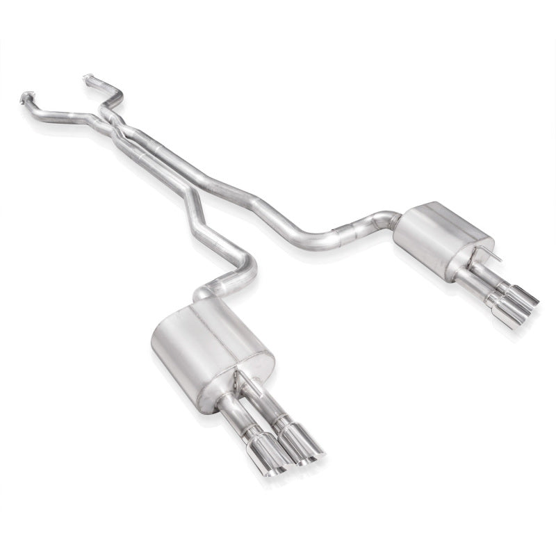 SSWSS14CB-Stainless Works 2014-16 Chevy SS Exhaust 3in X-Pipe Chambered Mufflers Polished Tips Factory Connect-Catback-Stainless Works