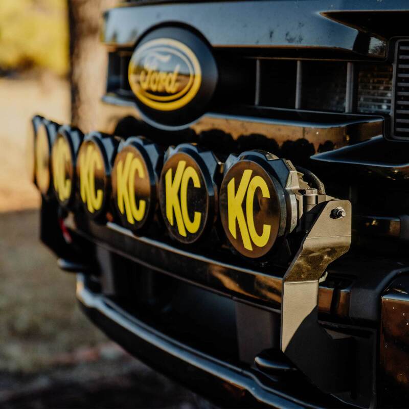 KCL7356-KC HiLiTES 17-24 Ford Super Duty GEN 4-5 Light Bar Mount Front Bumper-Light Mounts-KC HiLiTES