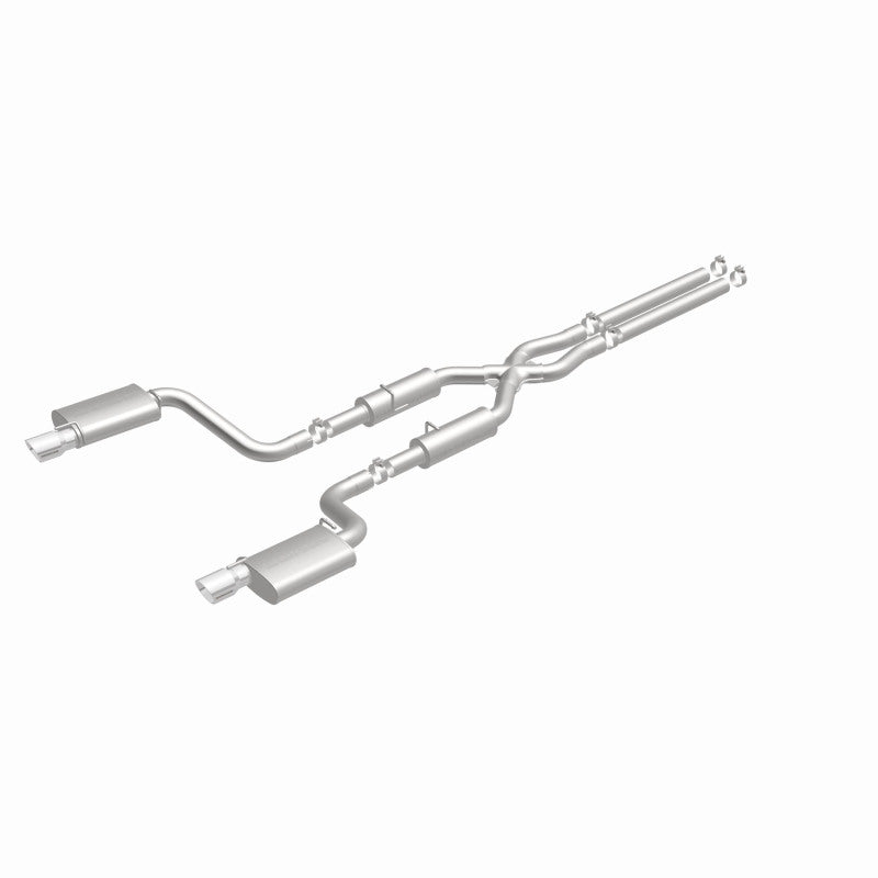 MagnaFlow 11-12 Dodge Charger SRT-8 Hemi Dual Split Rear Exit Stainless Cat-Back Performance Exhaust-Catback-Magnaflow