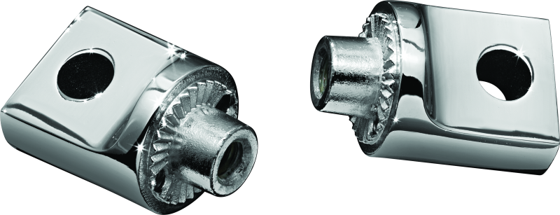 KUR8883-Kuryakyn Non-Pivot Splined Male Adapter Chrome-Footpegs-Kuryakyn