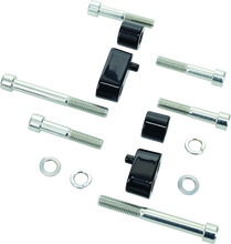 Load image into Gallery viewer, KUR7509-Kuryakyn Driver Floorboard Spacers 09-Up Touring Models Gloss Black-Footpegs-Kuryakyn