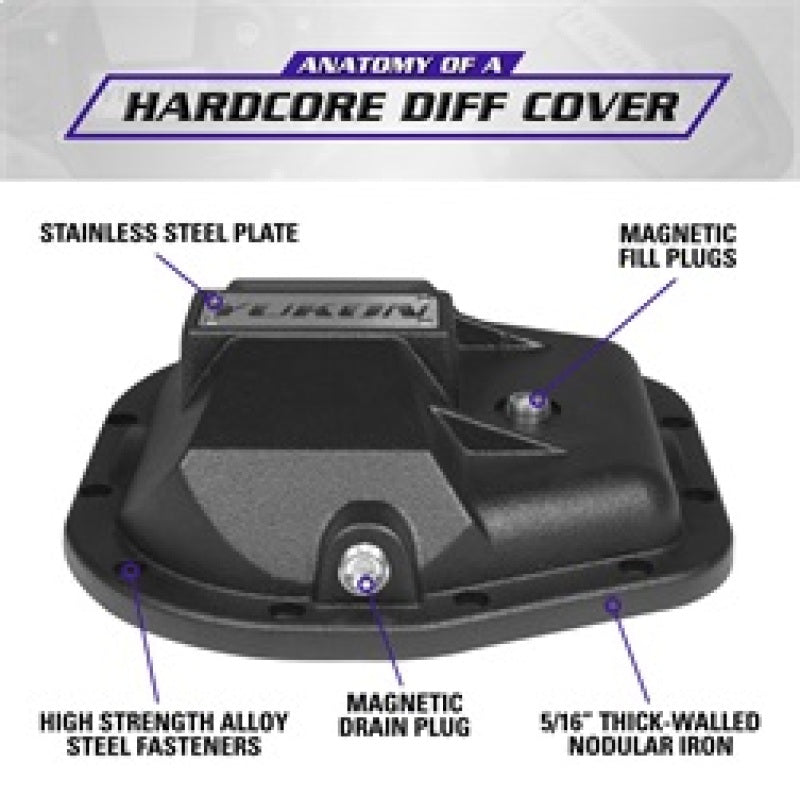 Yukon Gear 97-17 Ford E150 9.75in Rear Differentials Hardcore Cover-Diff Covers-Yukon Gear & Axle