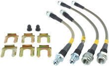 Load image into Gallery viewer, STO950.46505-StopTech 91-99 Mitsubishi 3000GT Stainless Steel Rear Brake Lines-Brake Line Kits-Stoptech
