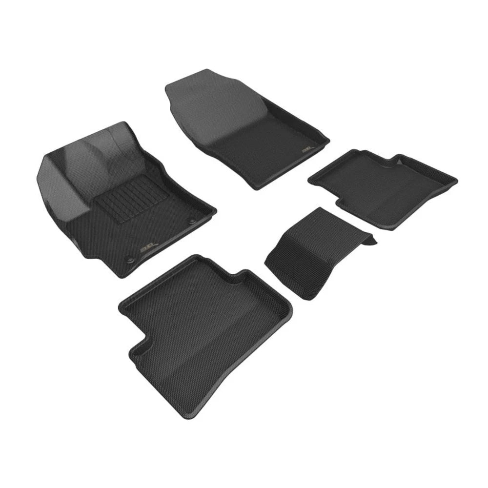 3D Maxpider 23-24 Toyota GR Corolla Kagu Floor Mat- Black R1 R2 - 3D MAXpider ACEL1TY29501509