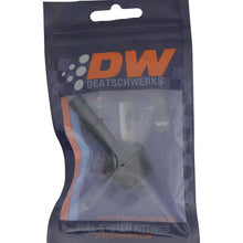 Load image into Gallery viewer, DWK6-02-0125-B-DeatschWerks 10AN ORB Male to 3/8in Male EFI Quick Connect Adapter - Anodized Matte Black-Fuel Components Misc-DeatschWerks