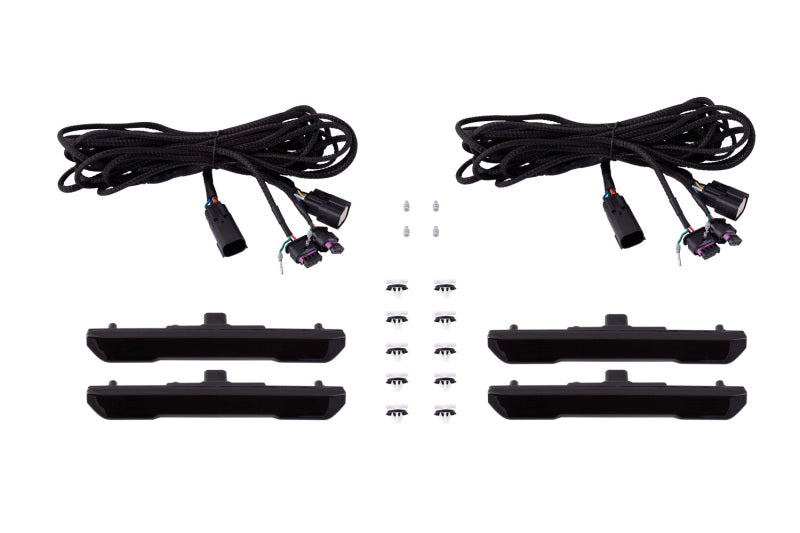 Diode Dynamics 20-21 Sierra 2500/3500 HD LED Sequential Sidemarkers Smoked Set-Light Accessories and Wiring-Diode Dynamics