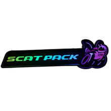 Load image into Gallery viewer, -Scatpack Multicolor Flow Illuminated LED Emblem-Illuminated LED Emblems-RGB Halo Kits