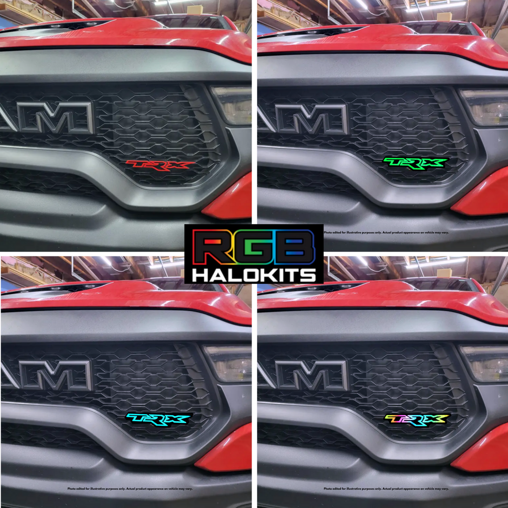 -TRX LED Badge: (Multicolor)-Illuminated LED Emblems-RGB Halo Kits