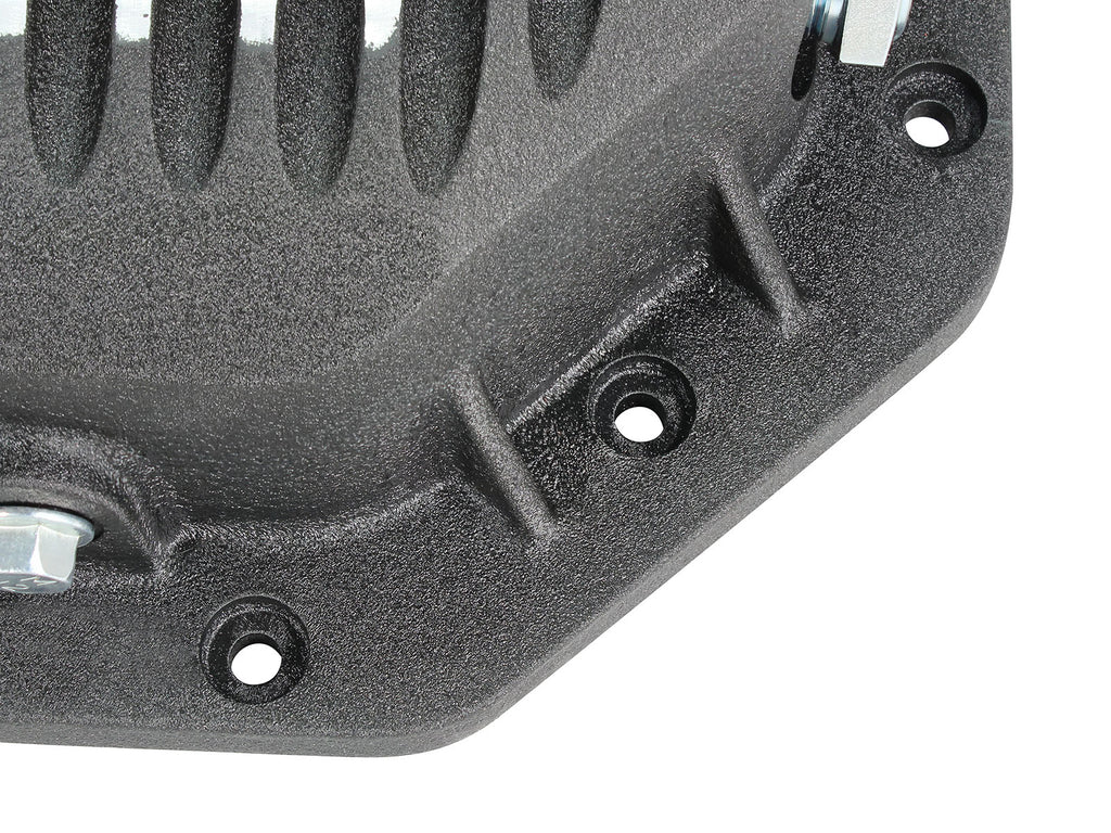 aFe AFE Rear Differential Cover (Black Machined; Pro Series); Dodge/RAM 94-14 Corporate 9.25 (12-Bolt)