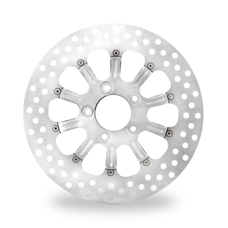 Performance Machine Disc/Carr 11.8 Revel Fr - Chrome-Brake Rotors - Drilled-Performance Machine