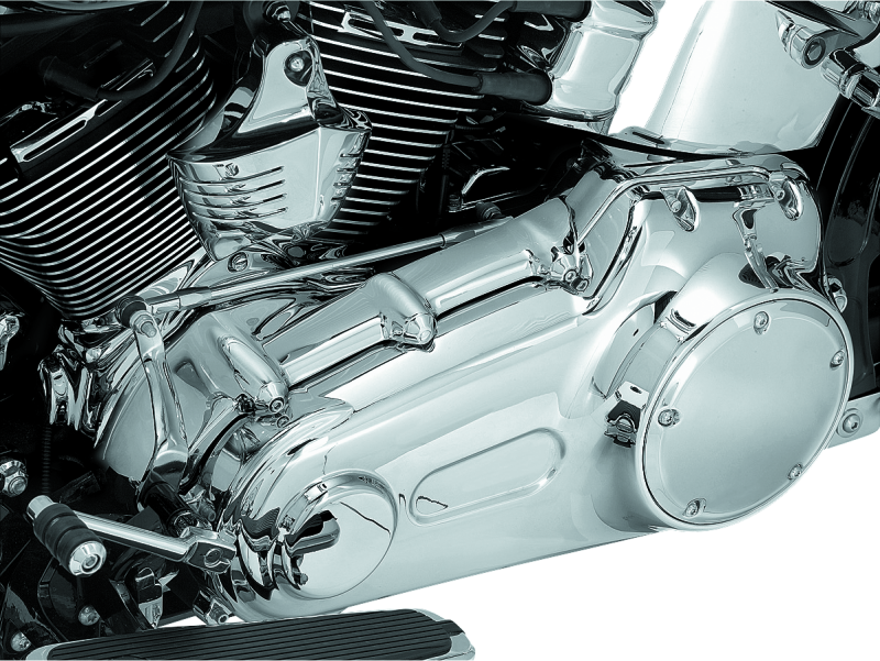 KUR8398-Kuryakyn Inner Primary Cover Softail Chrome-Engine Covers-Kuryakyn