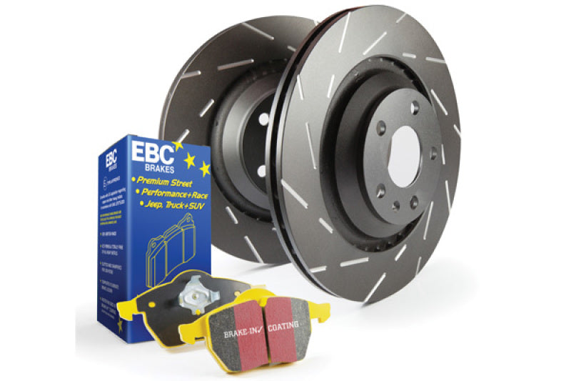 EBC S9 Kits Yellowstuff Pads and USR Rotors-Brake Rotors - Slotted-EBC