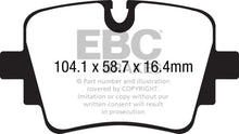 Load image into Gallery viewer, EBCDP42190R-EBC 13+ Jaguar F-Type (Cast Iron Rotors Only) 3.0 Supercharged (340) Yellowstuff Rear Brake Pads-Brake Pads - Performance-EBC