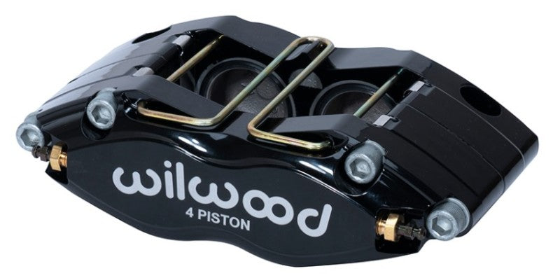 WIL120-14698-BK-Wilwood Caliper- DPR-DS - Black 1.25in Piston .38/.500in Rotor - Dust Seal-Brake Calipers - Perf-Wilwood