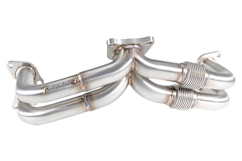 PERPSP-EXT-058-Perrin 22-24 Subaru WRX / 20-24 OBXT & Legacy XT / 19-24 Ascent Equal Length Header - Brushed SS-Headers & Manifolds-Perrin Performance