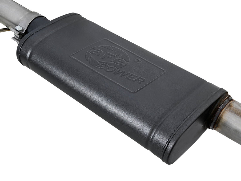 aFe aFe Large Bore HD 3in 304 SS Cat-Back Exhaust w/ Black Tips 14-19 Jeep Grand Cherokee (WK2) V6-3.6L