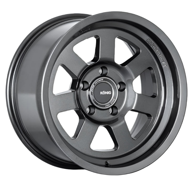 KNGH2876139N66-Konig HT2 17X8.5 6X139.7 ET-6 Gloss Anthracite-Wheels - Cast-Konig