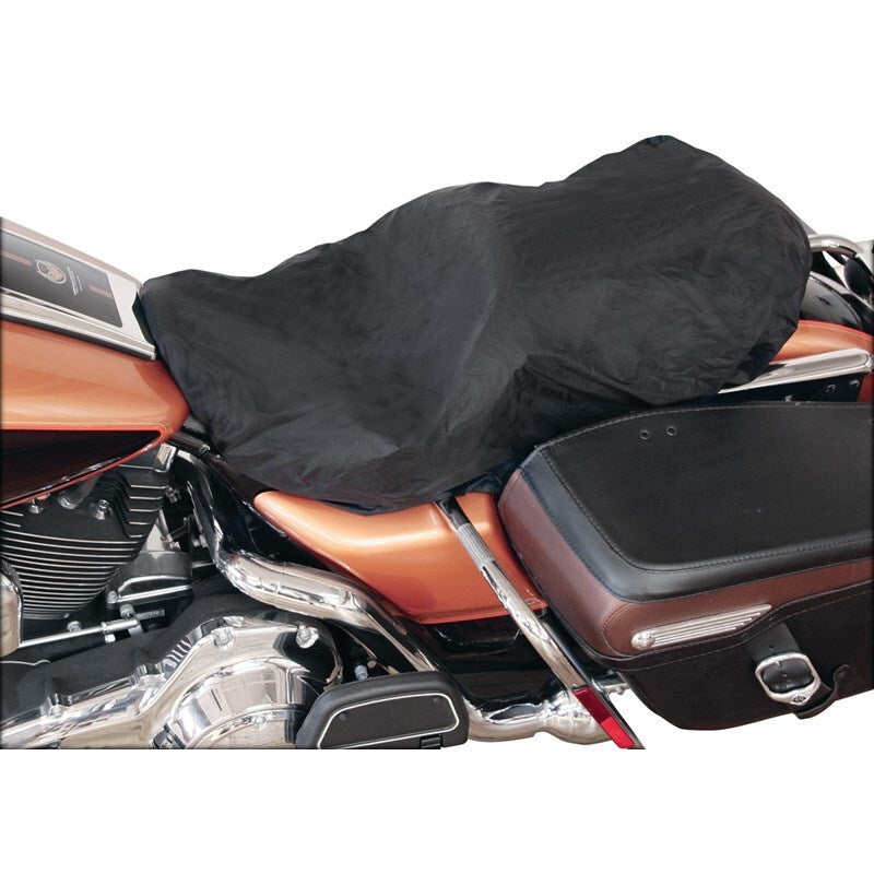 Mustang Harley Rain Covers Standard - Black-Seat Covers-Mustang Motorcycle