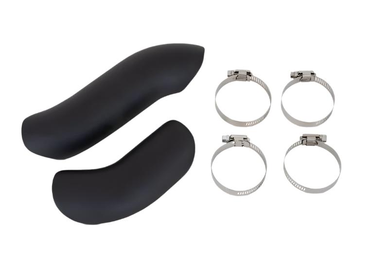VAH60025-Vance & Hines HD Touring HO Rr Heatshield Kit Black-Exhaust Adapters-Vance and Hines