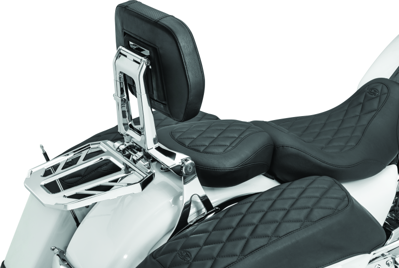 KUR5746-Kuryakyn Neo Driver & Passenger Backrest Chrome-Seats-Kuryakyn